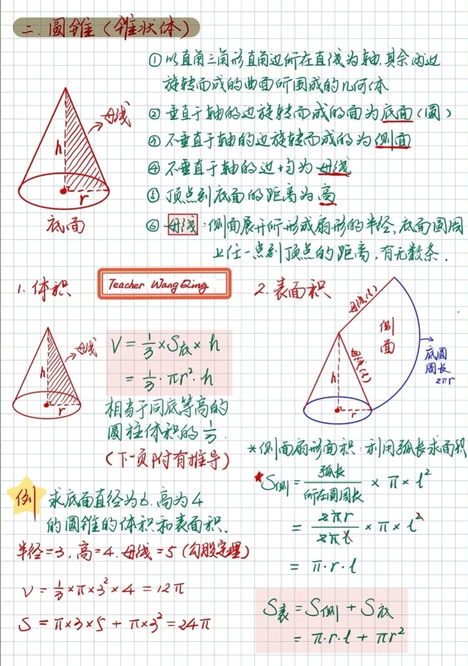 小学几何部分的重要公式及其推导方法