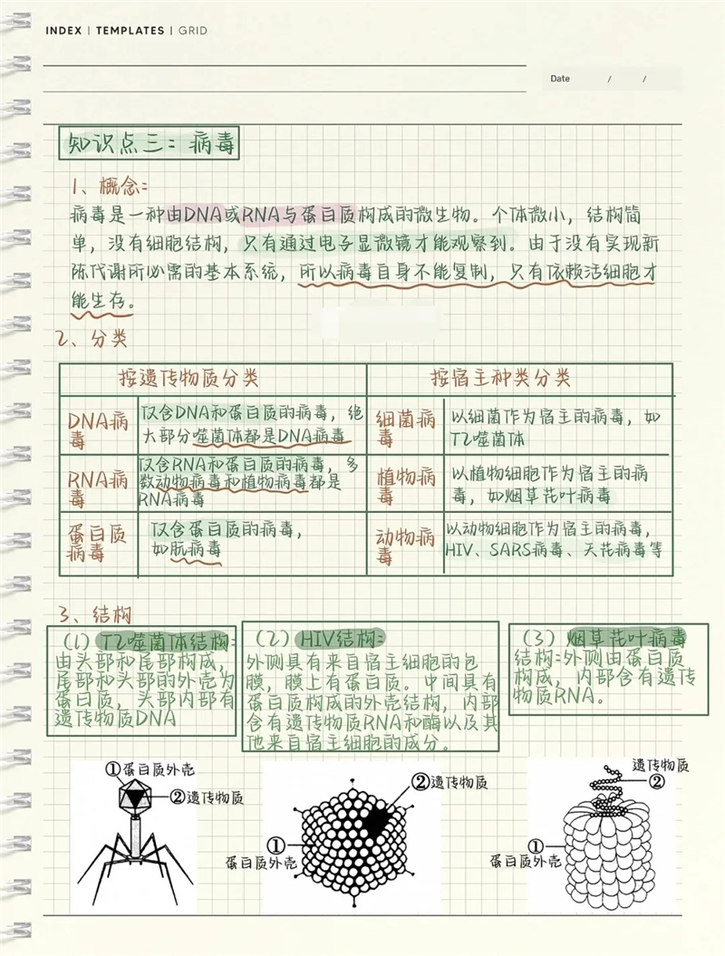 高中生物必修一：元素、化合物和生命系统六个重要知识点～专题笔记